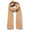 imageVince Mens Cashmere Blend Shaker Stitch Rib Knit ScarfCamel