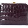 imageVince womens CROCO FRAME WALLETBORDEAUX