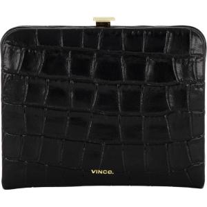 imageVince womens CROCO FRAME WALLETBLACK