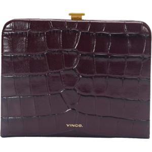 imageVince womens CROCO FRAME WALLETBORDEAUX