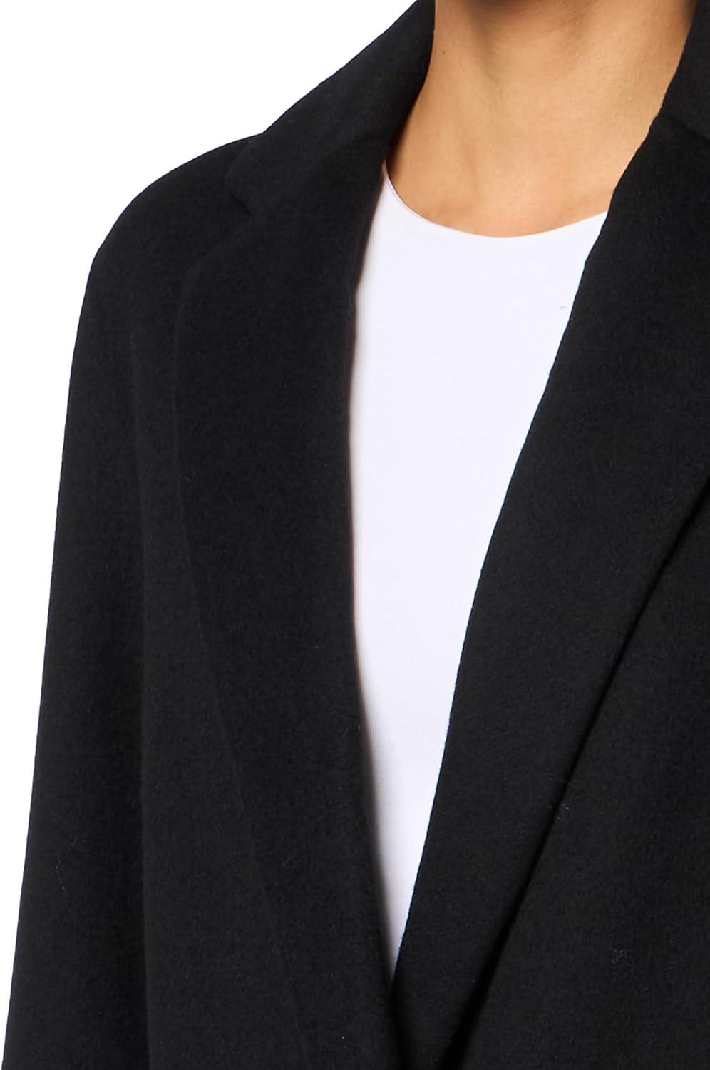 imageVince womens Classic Straight CoatBlack