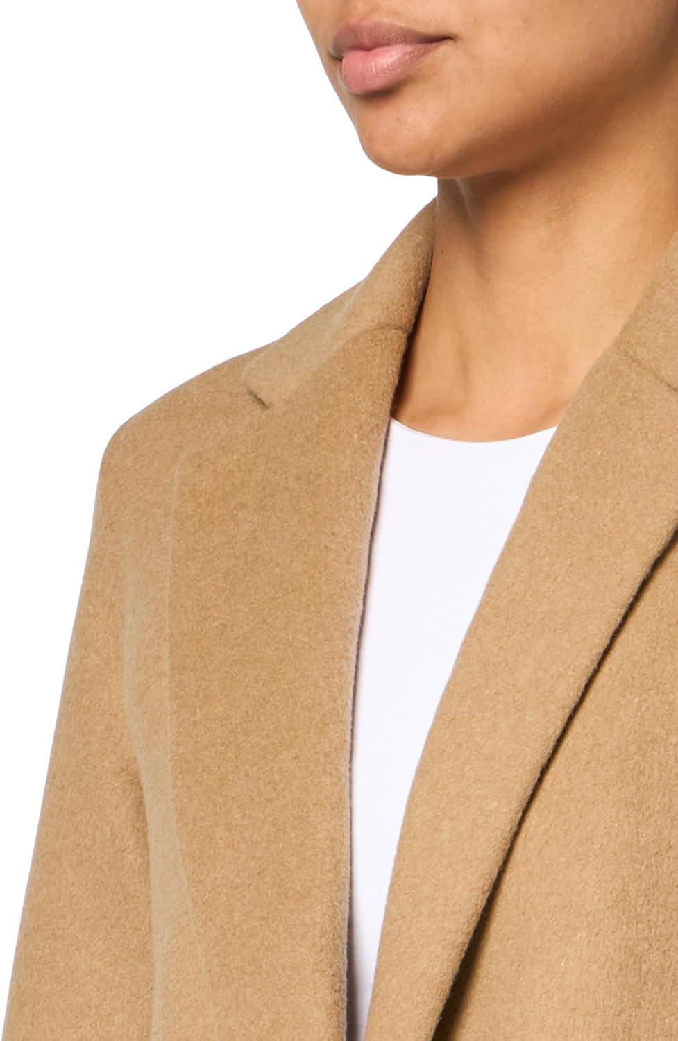 imageVince womens Classic Straight CoatCamello