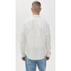 imageVince Mens Sueded Jersey Button Down ShirtOff WhiteSmoke