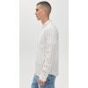 imageVince Mens Sueded Jersey Button Down ShirtOff WhiteSmoke