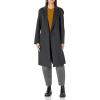 imageVince womens Classic Straight CoatCharcoal
