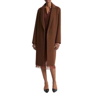 imageVince womens Classic Straight CoatDeep Oak