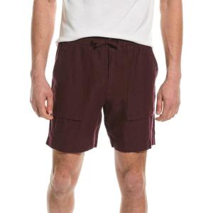 imageVince Mens Lightweight Hemp 9quot ShortsDeep Wine