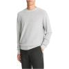 imageVince Mens Geo Jacquard Crew SweaterH GreyClassic Cream