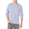 imageVince Mens Dbl Face Feeder Stripe LS CrewColony BlueH White