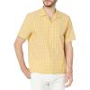 imageVince Mens Mallorca Windowpane SSGolden CoastBone