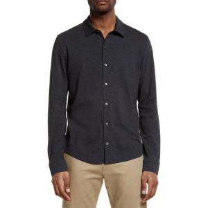 imageVince Mens LS Button Down ShirtH Charcoal