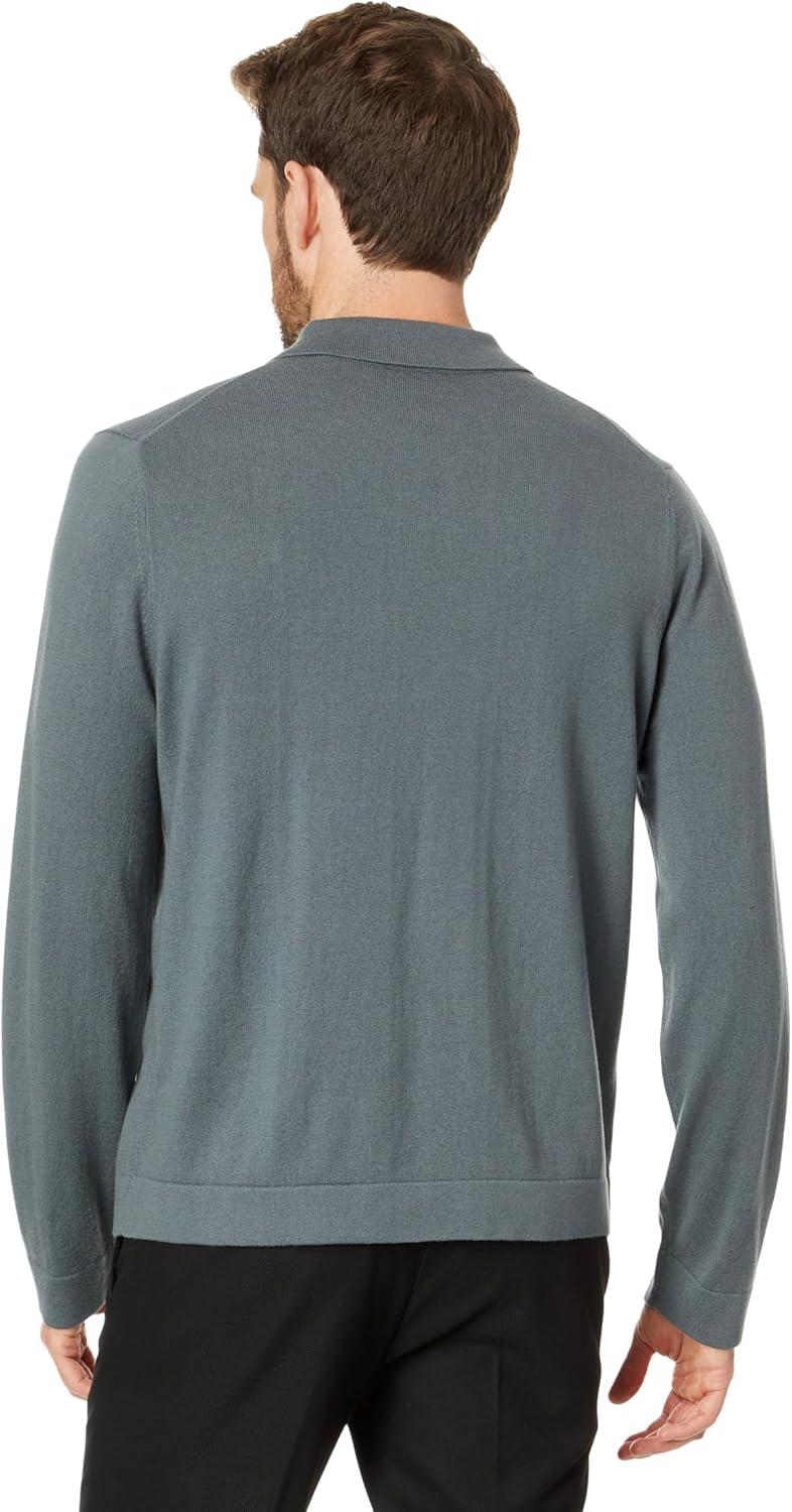 imageVince Mens Merino Button DownDusty Teal