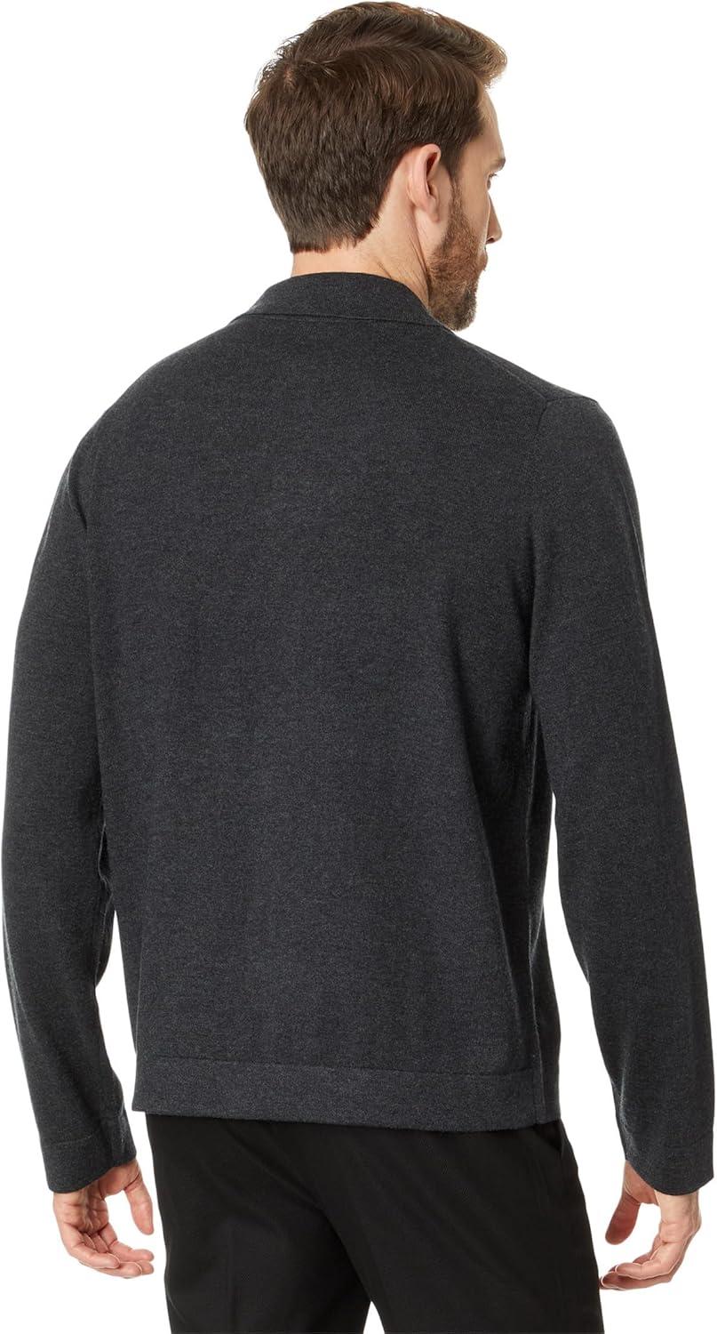 imageVince Mens Merino Button DownH Black