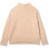 imageVince Womens Donegal Funnel Nk PulloverH Oat Donegal