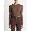 image:imageVince Womens Ruffled Edge LS Crew