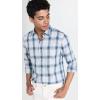 image:imageVince Mens Seaside Plaid LSSurf Mist