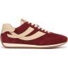 image:imageVince Womens Oasis Runner SneakersBloodstoneMacademia Leather