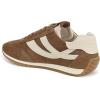image:imageVince Womens Oasis Runner SneakersBrown SuedeWhite Leather