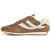 image:imageVince Womens Oasis Runner SneakersBrown SuedeWhite Leather