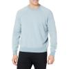 image:imageVince Mens Birdseye Raglan Long Sleeve CrewLake BlueDeco Cream