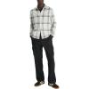 image:imageVince Mens Plaid Knit Shirt JKTLt H Grey Combo