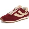 image:imageVince Womens Oasis Runner SneakersBloodstoneMacademia Leather