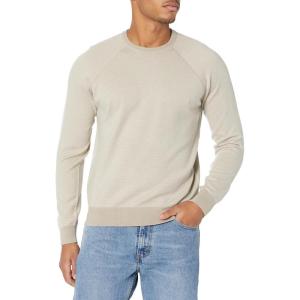 image:imageVince Mens Birdseye Raglan Long Sleeve CrewPumice RockPearl