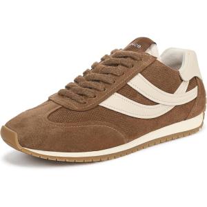 image:imageVince Womens Oasis Runner SneakersBrown SuedeWhite Leather