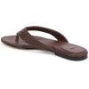 image:imageVince womens Lotus ThongMolton Brown Woven Leather