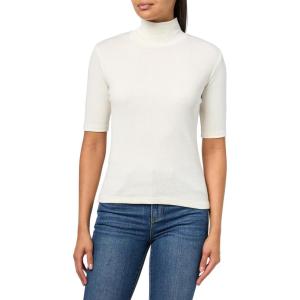image:imageVince Womens Elbow SLV TurtleneckOffwhite