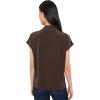 image:imageVince Womens Cap Sleeve Twist Neck TopDk Bark