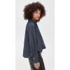 image:imageVince Womens Cropped Button Down ShirtIndigo