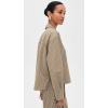 image:imageVince Womens Cropped Button Down ShirtLt Wheatstone Check