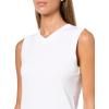 image:imageVince Womens High V Shell TankOptic White