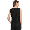 image:imageVince Womens Linen Crew Neck ShellBlack