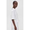 image:imageVince Womens Scallop Detail Short Sleeve ShirtOptic White
