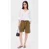 image:imageVince Womens Shirred Long Sleeve TopOptic White