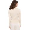image:imageVince Womens Variegated Rib PoloFlax