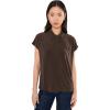 image:imageVince Womens Cap Sleeve Twist Neck TopDk Bark