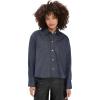 image:imageVince Womens Cropped Button Down ShirtIndigo