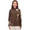 image:imageVince Womens Placed Cream Iris Button DownDk Bark