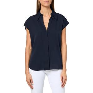 image:imageVince Womens Cap Sleeve Hidden Placket BlouseCoastal
