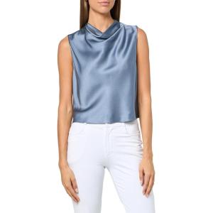 image:imageVince Womens Cropped Cowl Neck TopAzul