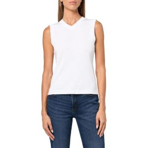 image:imageVince Womens High V Shell TankOptic White