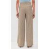 image:imageVince Womens Camille Wide Leg TrousersLt Wheatstone Check