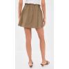 image:imageVince Womens Mid Rise Cotton Pull On SkortAlmondine
