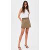 image:imageVince Womens Mid Rise Cotton Pull On SkortAlmondine
