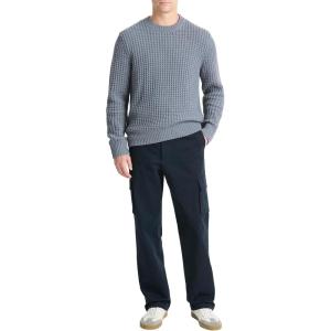 image:imageVince Mens Macro Waffle LS CrewEvening Mist