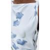 image:imageVince Womens Petal Blur Twist Shoulder Cowl Neck DressSoft Grey
