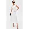 image:imageVince Womens Scallop Detail Maxi SkirtOptic White
